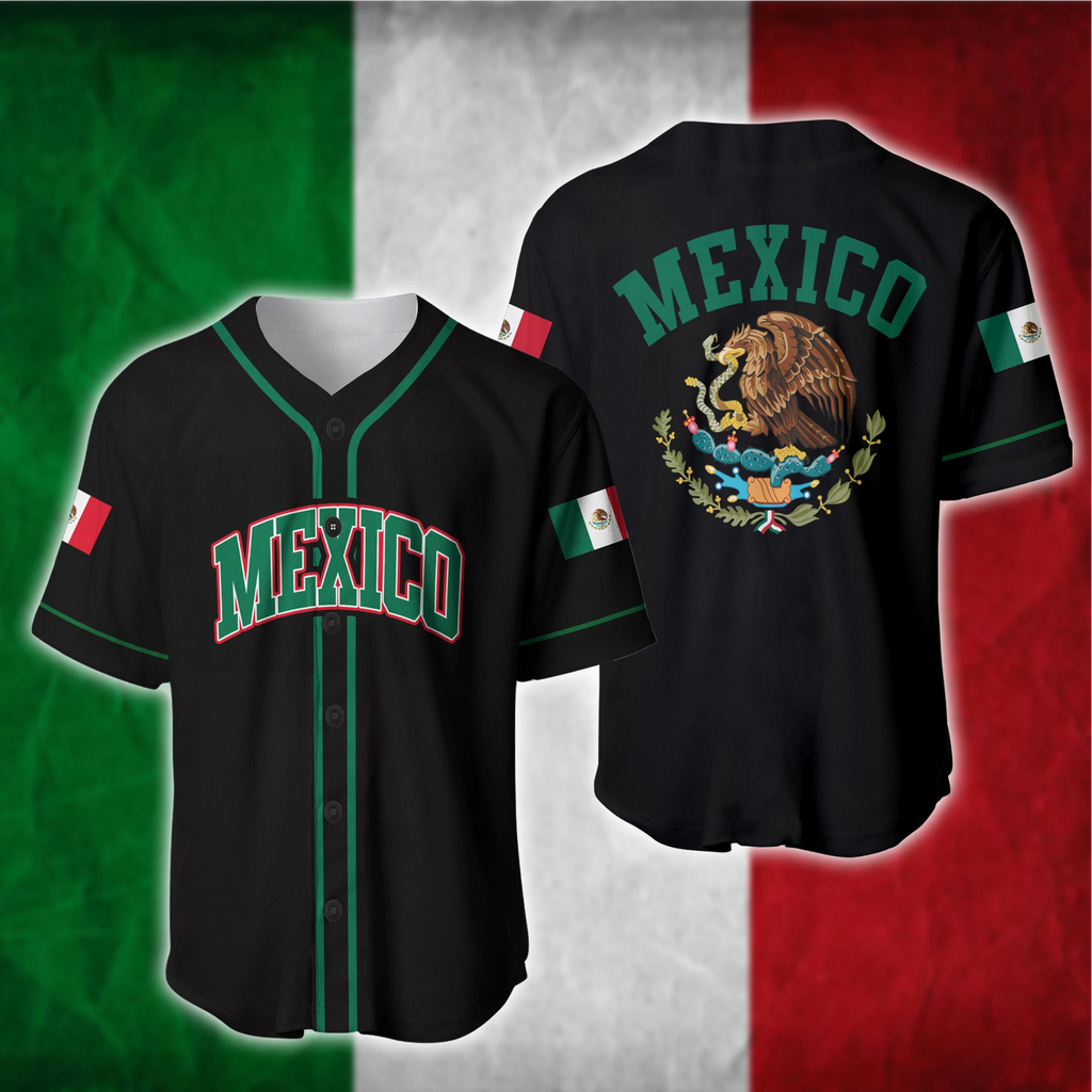 red mexico baseball jersey