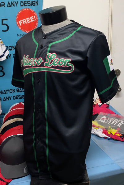Black Mexico Baseball Jersey – Ledezma Sports